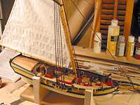 Standing rigging started